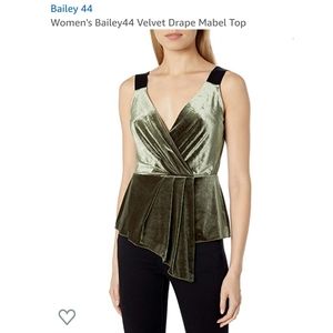 Bailey 44 Velvet Drape Mabel Top